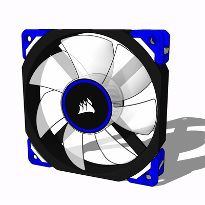 现代排风扇免费su模型(1)