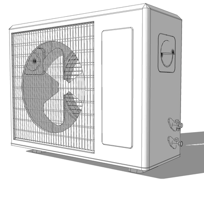 现代空调外机免费su模型(1)