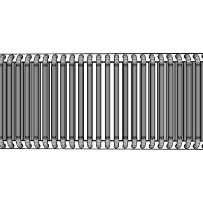 现代暖气片免费su模型(1)