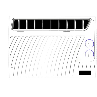 现代空调主机免费su模型