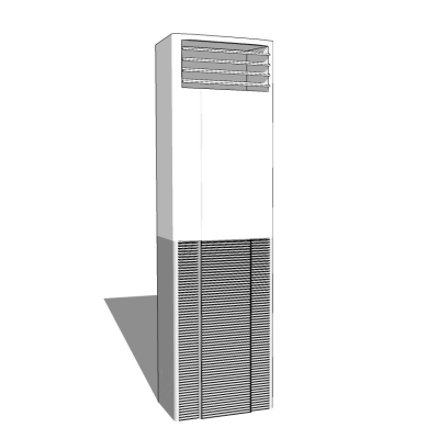 现代空调免费su模型