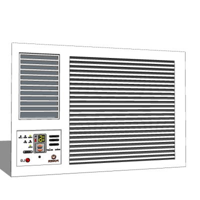 现代空调排气扇免费su模型