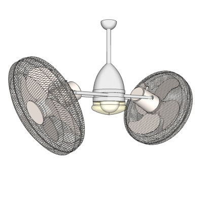 现代吊扇风扇免费su模型(1)