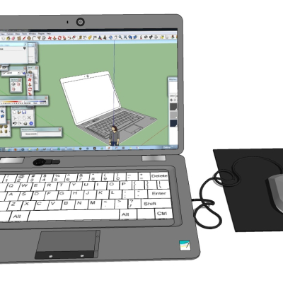 现代笔记本电脑免费su模型(1)
