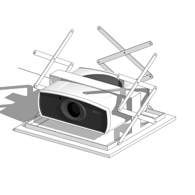 现代投影仪免费su模型(1)