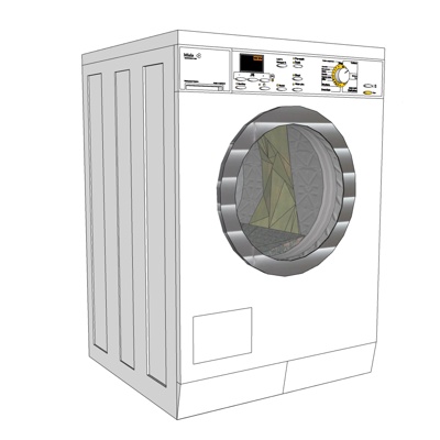 现代洗衣机免费su模型(1)