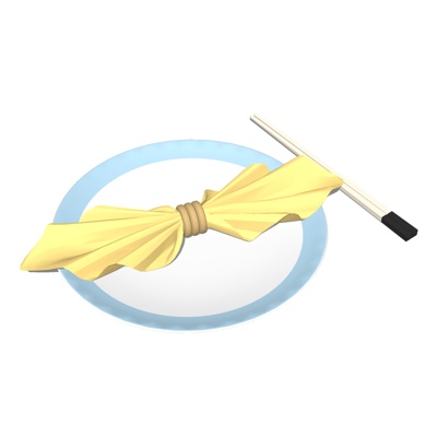现代陶瓷餐具免费su模型(1)