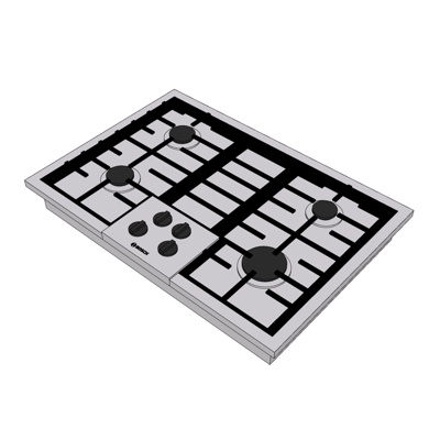 现代煤气灶免费su模型(1)