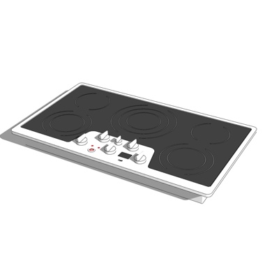 现代金属煤气灶免费su模型(1)