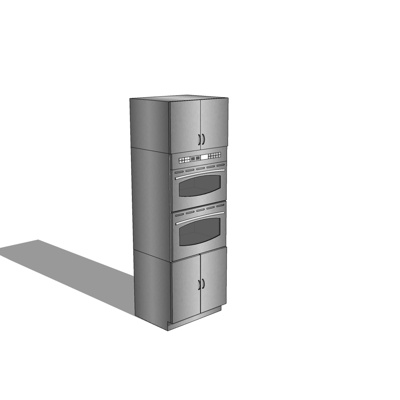 现代金属烤炉免费su模型(1)