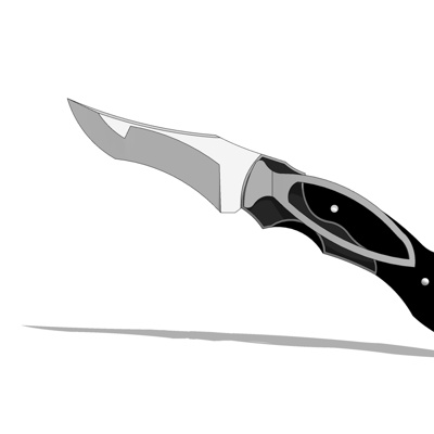 现代折叠刀免费su模型(1)