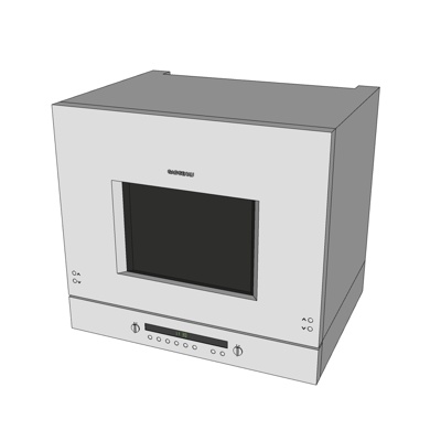 现代烤箱免费su模型(1)