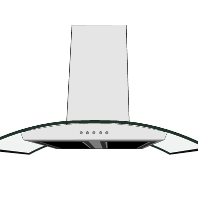 现代抽油烟机免费su模型(1)