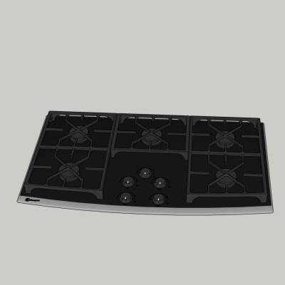 现代厨房电磁炉免费su模型(1)