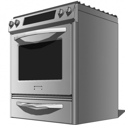 现代集成灶免费su模型(1)