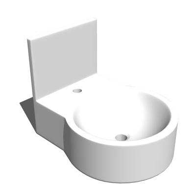 现代洗手台盆免费su模型(1)