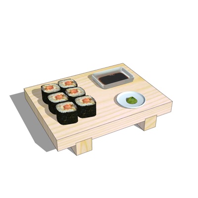 日式寿司免费su模型(1)