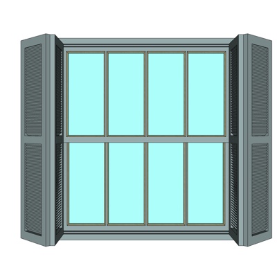 现代窗户免费su模型(1)