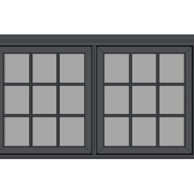 现代窗户免费su模型(1)
