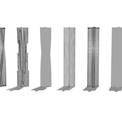 现代柱子免费su模型(1)