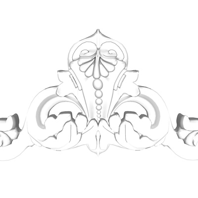 欧式石膏雕花免费su模型(1)