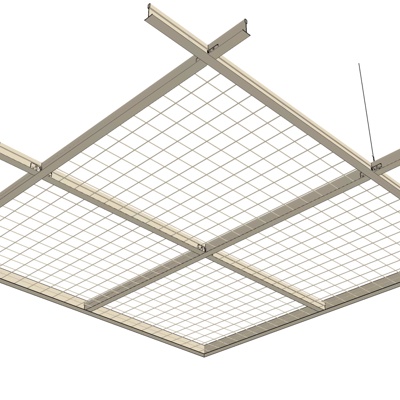 现代天花吊顶免费su模型(1)