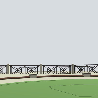 现代护栏免费su模型(1)
