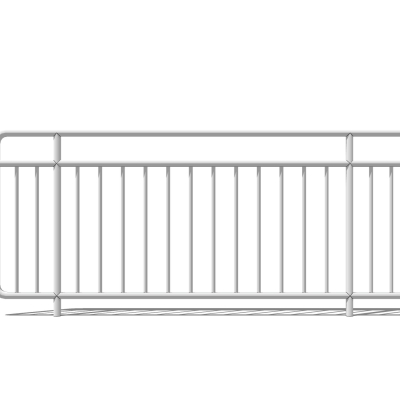 现代铁艺栏杆免费su模型(1)
