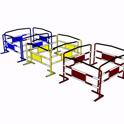 现代施工护栏免费su模型(1)