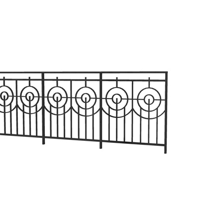 简欧铁艺栏杆免费su模型(1)