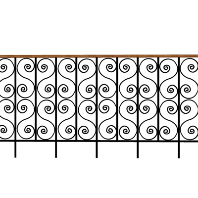 欧式铁艺围栏免费su模型(1)
