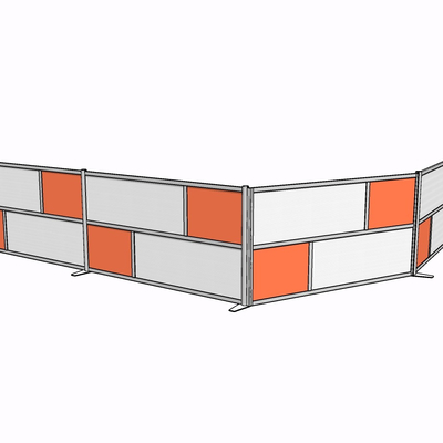 现代屏风隔断免费su模型(1)