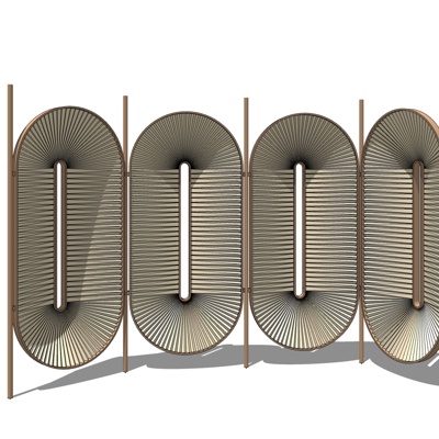 现代屏风免费su模型(1)