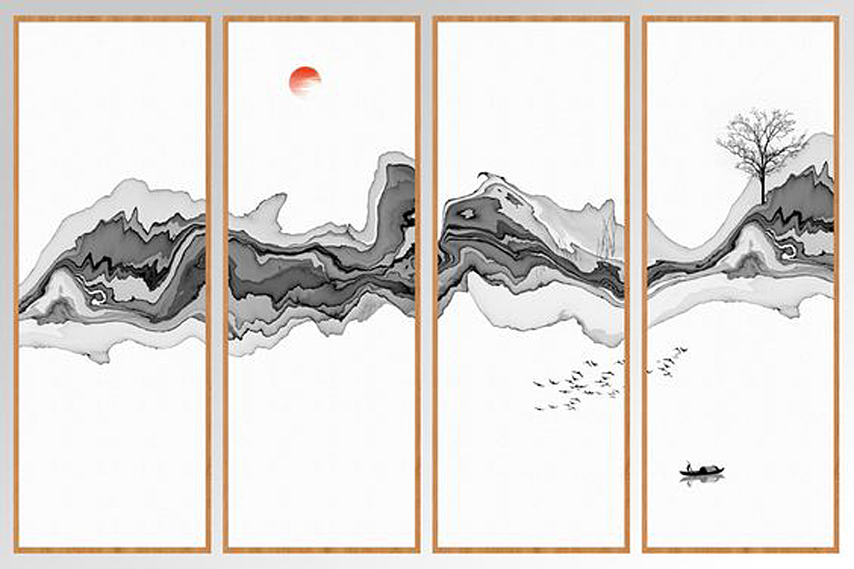 中式屏风画 背景画(70)中式屏风画 背景画(70)(1)