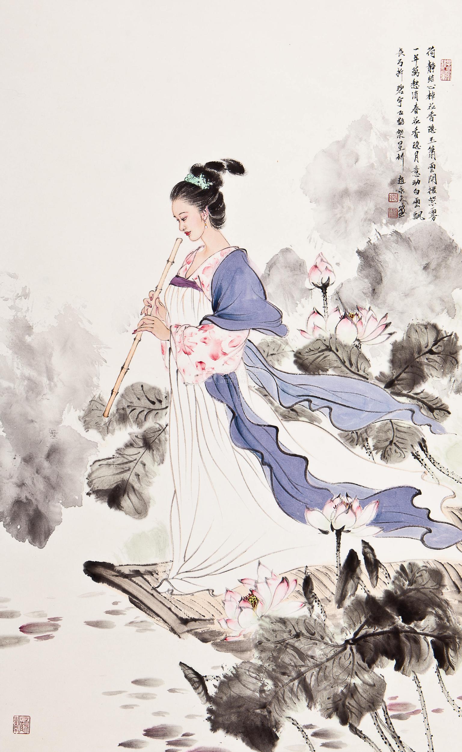 中式古典人物美女仕女图人物字画 (1)中式古典人物美女仕女图人物字画 (1)(1)