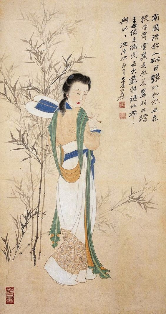 中式古典人物美女仕女图人物字画 (81)中式古典人物美女仕女图人物字画 (81)(1)