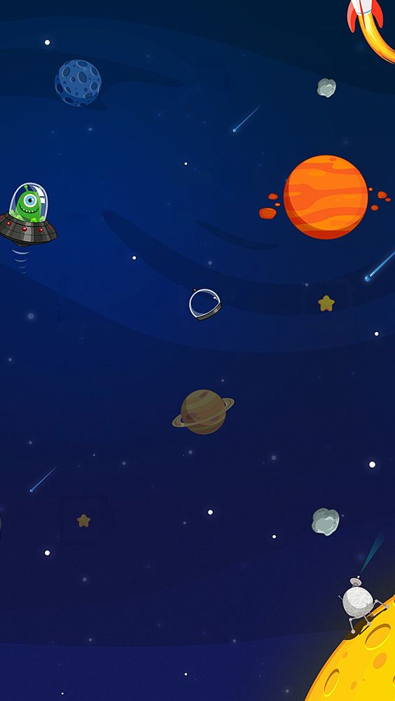 儿童房小孩房男孩房星空宇宙航天主题壁纸 (6)儿童房小孩房男孩房星空宇宙航天主题壁纸 (6)(1)