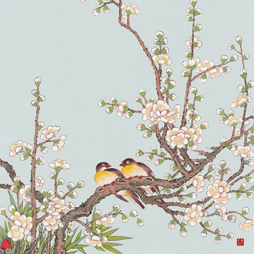 中式欧式田园花鸟壁纸壁画壁布背景画 (105)中式欧式田园花鸟壁纸壁画壁布背景画 (105)(1)