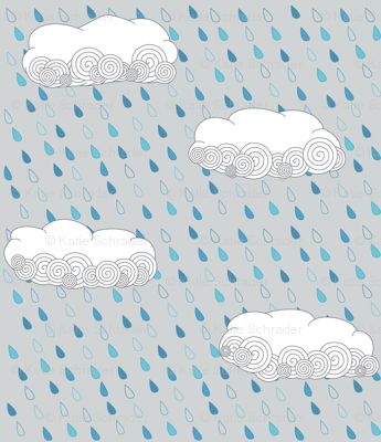 儿童房云朵雨云图案女孩房壁纸 (5)儿童房云朵雨云图案女孩房壁纸 (5)(1)