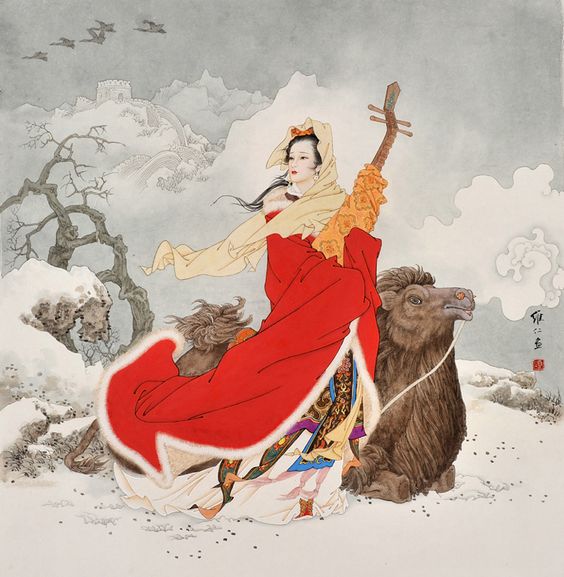 中式古典人物昭君出塞美女仕女图人物字画 (32)中式古典人物昭君出塞美女仕女图人物字画 (32)(1)