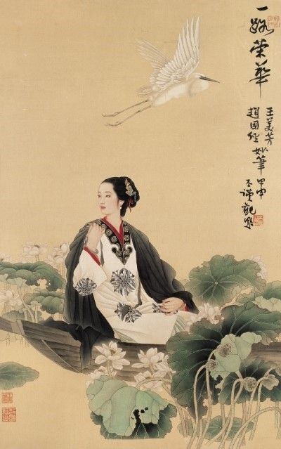 中式古典人物美女仕女图人物字画 (56)中式古典人物美女仕女图人物字画 (56)(1)