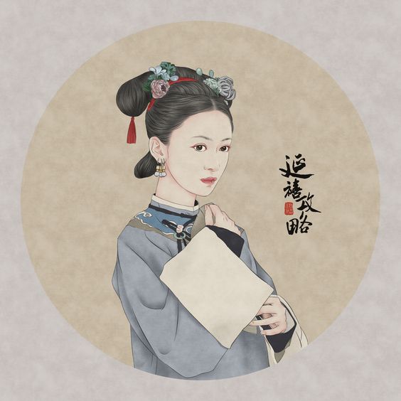 中式古典人物美女仕女图人物字画 (47)中式古典人物美女仕女图人物字画 (47)(1)