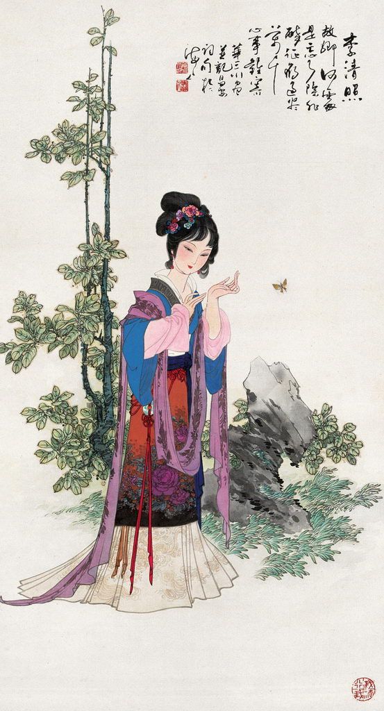 中式古典人物美女仕女图人物字画 (32)中式古典人物美女仕女图人物字画 (32)(1)