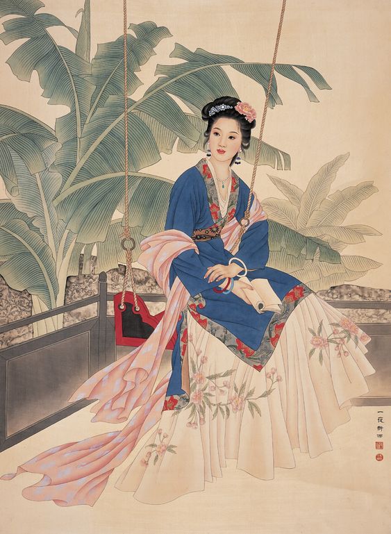 中式古典人物美女仕女图人物字画 (85)中式古典人物美女仕女图人物字画 (85)(1)