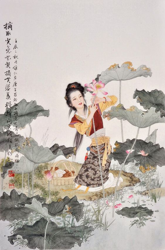 中式古典人物美女仕女图人物字画 (28)中式古典人物美女仕女图人物字画 (28)(1)