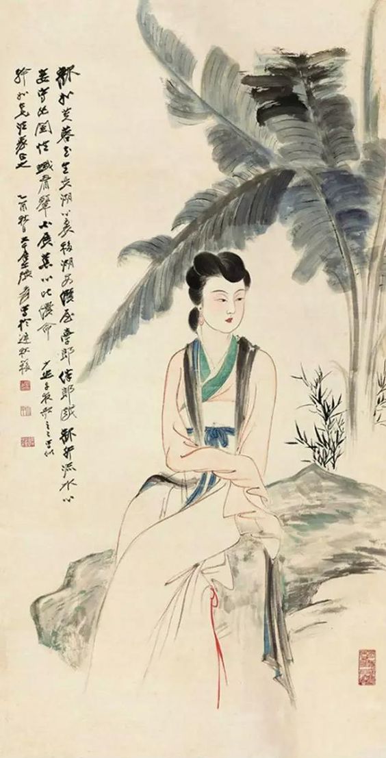 中式古典人物美女仕女图人物字画 (88)中式古典人物美女仕女图人物字画 (88)(1)