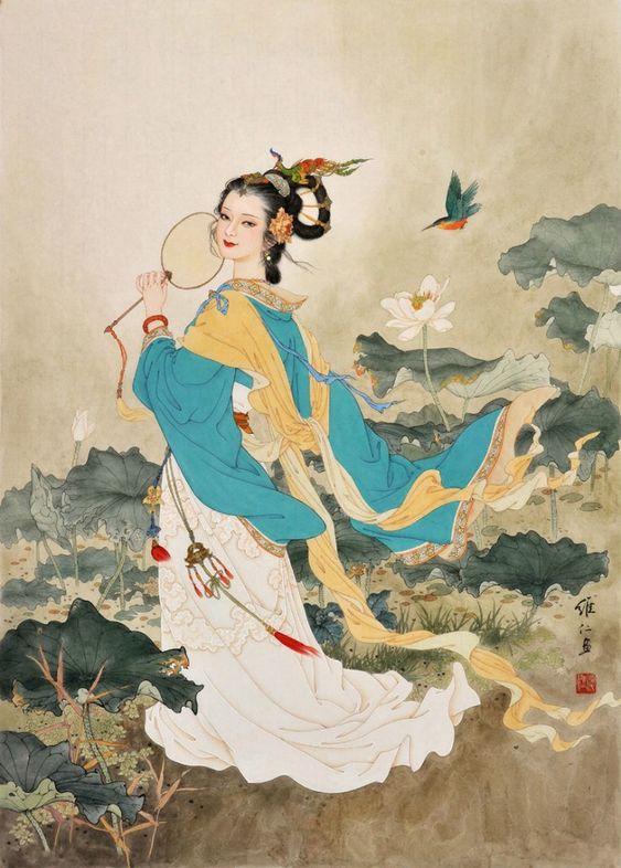 中式古典人物美女仕女图人物字画 (98)中式古典人物美女仕女图人物字画 (98)(1)