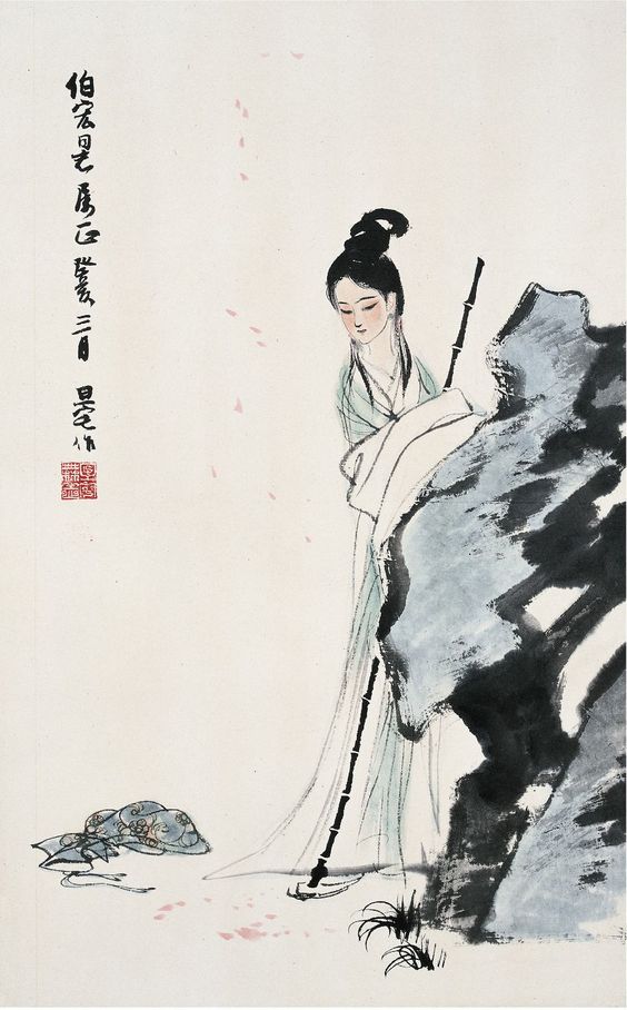 中式古典人物美女仕女图人物字画 (79)中式古典人物美女仕女图人物字画 (79)(1)