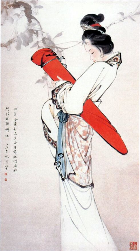 中式古典人物美女仕女图人物字画 (71)中式古典人物美女仕女图人物字画 (71)(1)