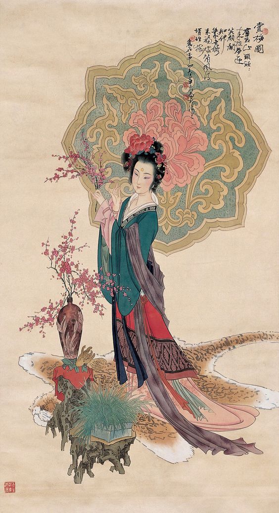 中式古典人物美女仕女图人物字画 (90)中式古典人物美女仕女图人物字画 (90)(1)